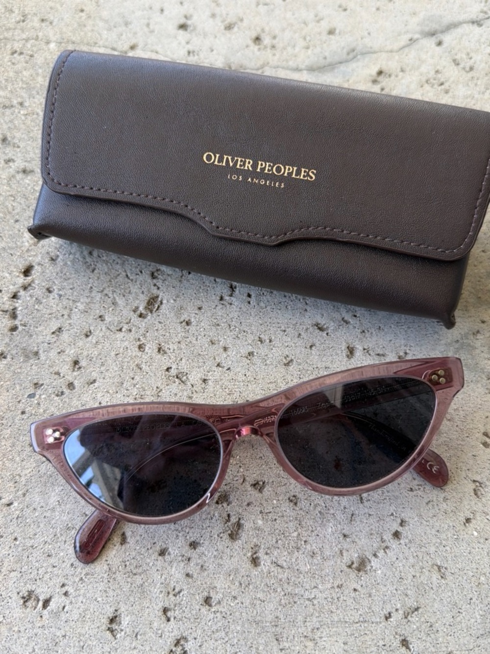 Oliver Peoples Women’s purple Cat Eye Sunglasses